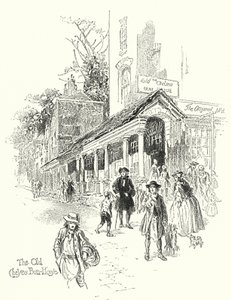 La vecchia Bun-House di Chelsea (litografia)