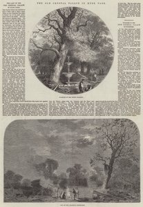 Il vecchio Crystal Palace a Hyde Park (incisione) da English School