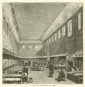 Il vecchio dormitorio nel 1840