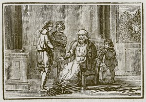 Il vecchio e i suoi figli (incisione)