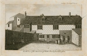 Il Vecchio Pied Bull (retro), casa di Sir Walter Raleigh