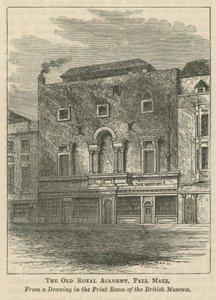 La vecchia Royal Academy in Pall Mall da English School