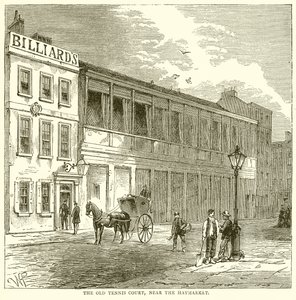 Il Vecchio Campo da Tennis, vicino al Haymarket da English School