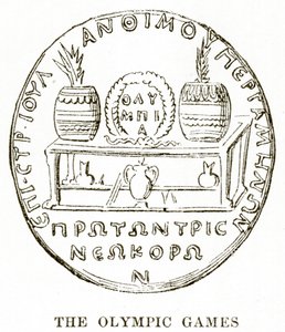 I Giochi Olimpici, illustrazione da History of Greece di Victor Duruy, 1890 da English School