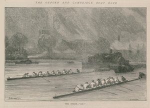 La gara di canottaggio Oxford e Cambridge da English School
