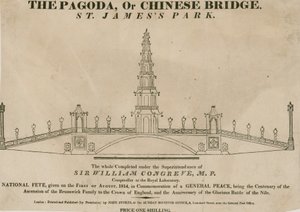 La Pagoda, o Ponte Cinese, St Jamess Park, Londra