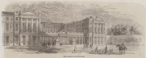 Il palazzo di Compiegne (incisione) da English School