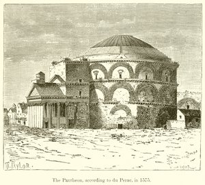 Il Pantheon, secondo du Perac, nel 1575
