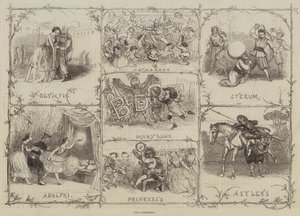 Le Pantomime (incisione) da English School
