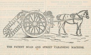 La macchina brevettata per la pulizia delle strade