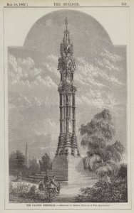 Memoriale di Paxton, progettato da Messrs Goddard e Figlio, Architetti da English School