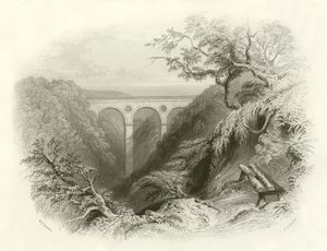 Il Ponte e la Gola di Peaths, Berwickshire da English School