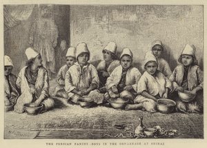La carestia persiana, ragazzi nell