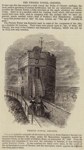 La Torre della Fenice, Chester (incisione) da English School