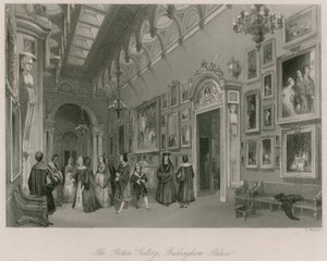 La Galleria dei Quadri, Buckingham Palace da English School