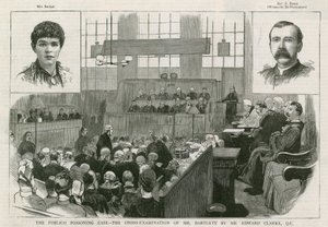 Il caso di avvelenamento di Pimlico, il controinterrogatorio di Mr Bartlett da parte di Mr Edward Clarke QC da English School