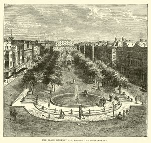 Piazza Mehemet Ali, prima del bombardamento da English School