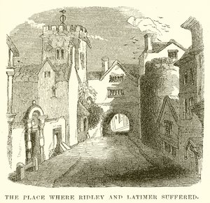 Il luogo dove soffrirono Ridley e Latimer da English School