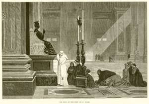 Il Papa ai Piedi di San Pietro da English School