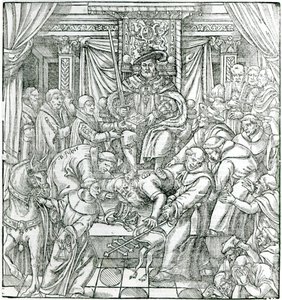 Il Papa soppresso da Re Enrico VIII, 1534 da English School