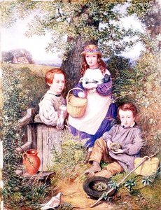 La famiglia Prator sotto un albero da English School