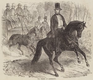 Il Premier ad Aldershott (incisione) da English School
