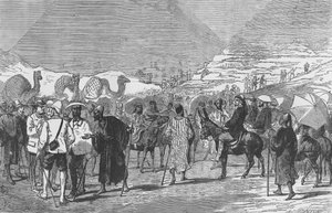Il Principe di Galles e il suo gruppo alle piramidi