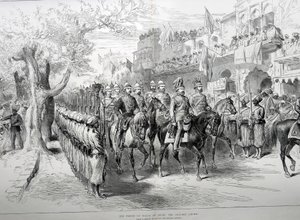 Il Principe di Galles a Delhi: il Chandry Chowk da English School