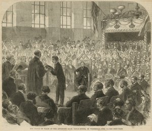 Il Principe di Galles alla cerimonia della Scuola di San Paolo da English School