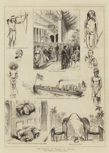 Il Principe di Galles a Ceylon da English School