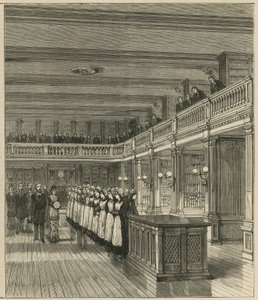 Il Principe di Galles che inaugura i nuovi edifici al St Bartholomews Hospital da English School