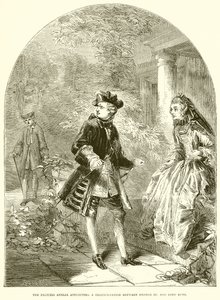 La principessa Amelia tenta una riconciliazione tra Giorgio III e Lord Bute da English School