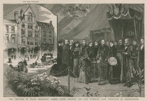La Principessa del Galles riceve borse dopo l