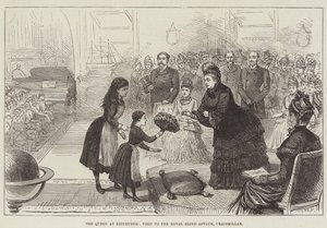 La Regina a Edimburgo, visita al Royal Blind Asylum, Craigmillar