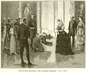 La Regina che riceve l