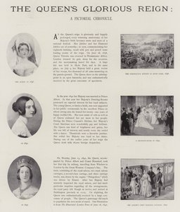 Il glorioso regno della Regina (litografia) da English School