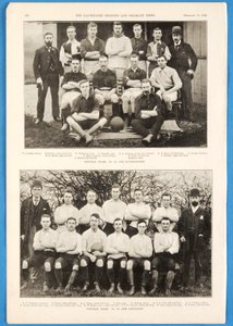 I Ravensbourne e i Connaught, squadre di calcio presenti in The Illustrated Sporting and Dramatic News, 13 febbraio 1892