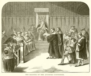 La lettura della Confessione di Augusta da English School