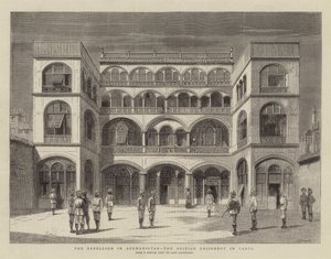La ribellione in Afghanistan, la residenza britannica a Kabul da English School