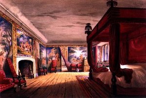 La Stanza Rossa, Cotehele House, c.1830-40