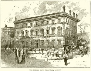 Il Reform Club, Pall Mall, Londra da English School