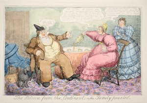 Il ritorno dal continente o la famiglia perplessa, pub. 1835 da English School