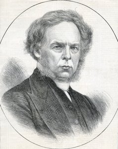 Il Reverendo G. T Perks, Presidente della Conferenza Metodista Wesleyana, 1873 da English School