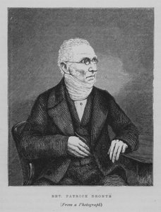 Il Reverendo Patrick Bronte (incisione) da English School