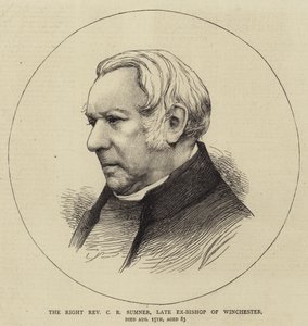 Il Defunto Reverendissimo C R Sumner, Ex-Vescovo di Winchester da English School