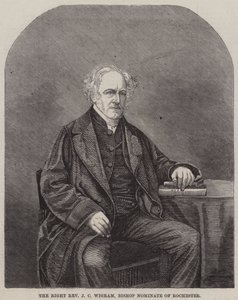 Il reverendo J C Wigram, vescovo nominato di Rochester (incisione) da English School