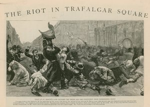 La rivolta a Trafalgar Square: Scontro in St Martins Lane tra la polizia e il contingente di Clerkenwell Green da English School