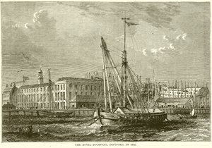 Il Cantiere Reale, Deptford, nel 1810