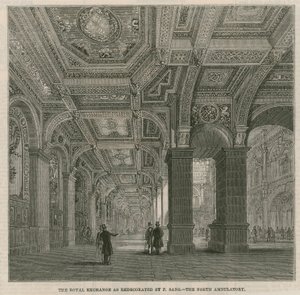 Il Royal Exchange come ridisegnato da F Sang - l