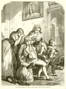 La Famiglia Reale di Francia dopo il ritorno da Varennes da English School